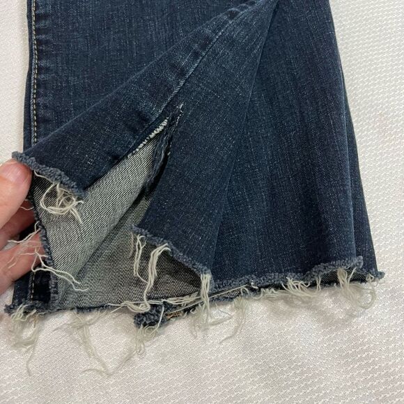 Lucky Brand Sweet Straight Dark Wash Raw Hem Jeans 2/26 - Picture 10 of 12